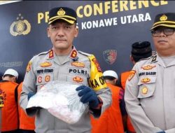 Kapolres Konut Pimpin Press Release Kasus Narkotika Hingga April 2024, BB Mencapai 124,08 Gram