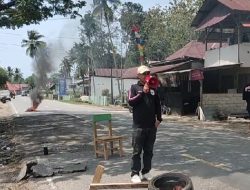 HIPPMAWA Gelar Aksi Protes Akibat Diduga Proyek Jalan Kerap Menimbulkan Kecelakaan Lalu Lintas