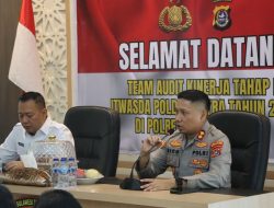 Tim Itwasda Polda Sultra Lakukan Audit Kinerja Tahap II Aspek Pelaksanaan dan Pengendalian di Polres Konut 