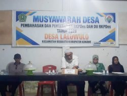 Gelar Rapat RKPDes TA.2026, Pemdes Lalowulo Mendapat Saran Dan Kritikan Positif Dari Warga 