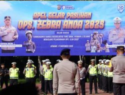 Polda Sultra Gelar Apel Pasukan Operasi Zebra Anoa 2025