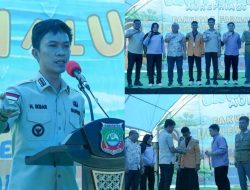 Bupati Konut Resmi Buka Kegiatan Bakti Sosial 170 Mahasiswa Farmasi UHO di Desa Ulu Sawa