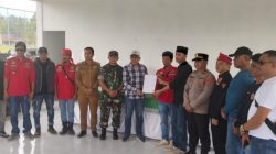 Sampaikan 6 Tuntutan Terhadap PT SSB, Polres Konut Amankan Aksi Unjuk Rasa Aliansi Pemuda Laskep Yang Berakhir Kondusif