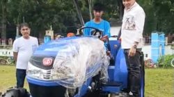 Dukung Cetak Sawah 2000 Hektar, Bupati Yusran Akbar Serahkan Alsintan 