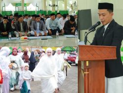 Bupati Ikbar Bersama Keluarga Sholat Idul Fitri 1447 H di Masjid Raya As-Salam 