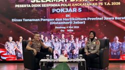 Sespimma Polri Angkatan 75 Menggelar KKP di Dinas Tanaman Pangan Jabar