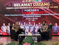 Sespimma Polri Angkatan 75 Menggelar KKP di Dinas Tanaman Pangan Jabar