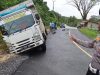Satu Unit Truk Amblas Dijalur Trans Sulawesi, Satlantas Polres Konut Imbau Pengendara Agar Waspada