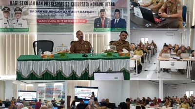 BKAD Kab.Konut Selenggarakan Pelatihan SIMTRAKLUAK Bagi Sekolah Dan Puskesmas se-Kabupaten Konawe Utara Tahun 2025