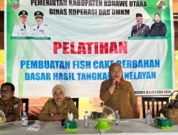 Dorong Pertumbuhan Kewirausahaan, Dinas Koperasi Dan UMKM Menggelar Pelatihan Pembuatan Fish Cake