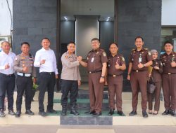 Rawat Sinergitas Dan Pelayanan Hukum Masyarakat, Kapolres Konut Sambagi Kejaksaan Negeri Unaaha