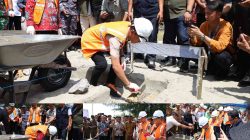 Komitmen Dukung Program Presiden RI, Bupati Ikbar Lakukan Peletakan Batu Pertama Pembangunan KNMP di Ulu Sawa