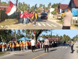 Semarak HUT RI ke-81, Polsek Sawa Laksanakan Pengamanan Pembukaan Pekan Olahraga 2026 Tingkat Kec.Sawa