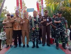 Kodam XIV/Hasanuddin Bersama Bupati Ikbar Resmikan Jembatan Perintis Garuda Desa Banggina